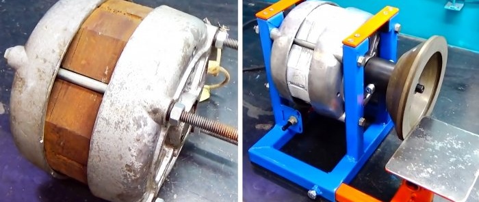 Paano gumawa ng grinding machine mula sa isang lumang stripper engine