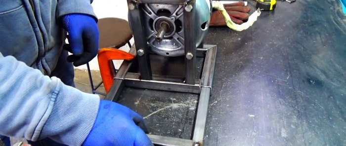 Как да си направим шлифовъчна машина от стар двигател за демонтиране