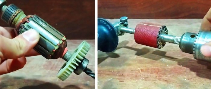 Cum să faci un accesoriu de șlefuit util dintr-o armătură de motor arsă