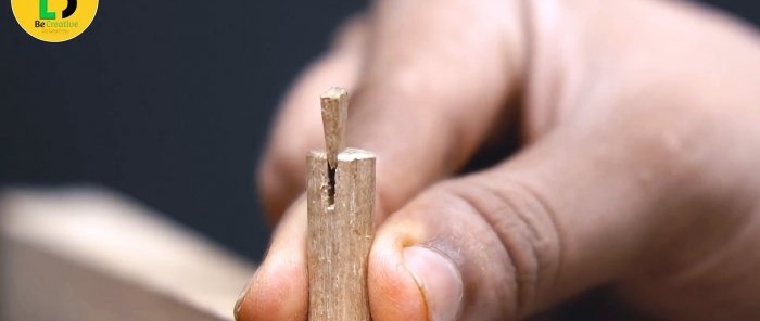 Comment installer une cheville qui ne peut pas être retirée