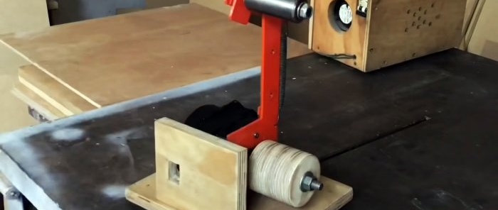 Hur man gör en bandslip baserad på en tvättmaskinsmotor