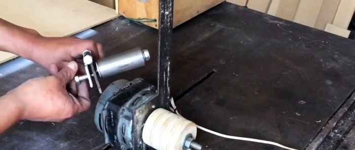 Com fer una polidora de cinta a partir d'un motor de rentadora