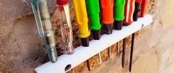 What can be made from scraps of PVC pipes? 5 useful ideas