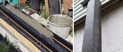 A simple technology for making smooth, neat concrete pillars at home