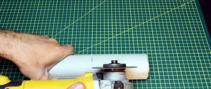 Hogyan készítsünk tömítőpisztolyt csavarhúzóhoz PVC-csőből