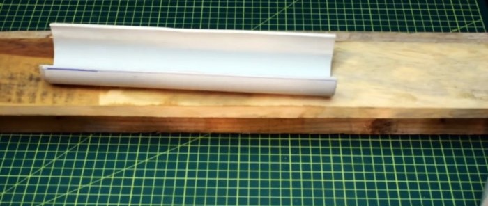 Hogyan készítsünk tömítőpisztolyt csavarhúzóhoz PVC-csőből
