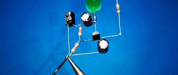 Intermitent LED amb només 1 transistor