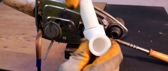 Πώς να φτιάξετε ένα συγκολλητικό σίδερο για τη συγκόλληση σωλήνων PP από ένα παλιό σίδερο με τα χέρια σας