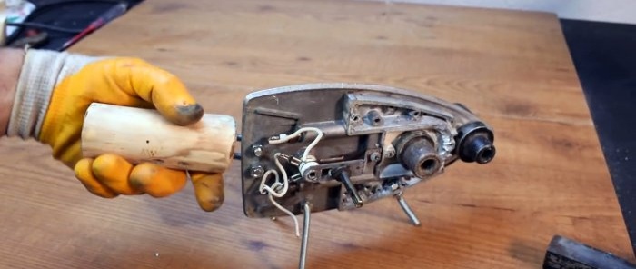 How to make a soldering iron for soldering PP pipes from an old iron with your own hands