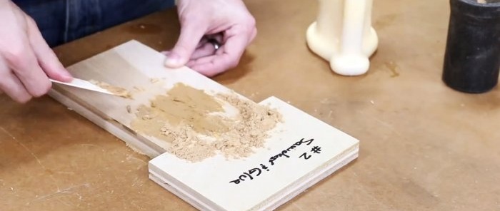 6 maneiras de reparar furos cegos em peças de madeira com suas próprias mãos