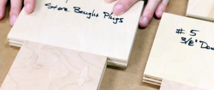 6 façons de réparer les trous borgnes dans les pièces en bois de vos propres mains