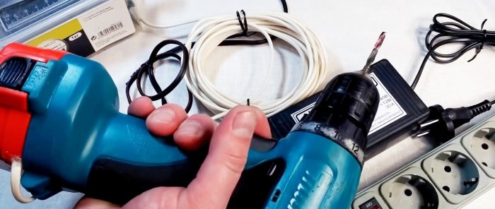 Как да преобразувате акумулаторен винтоверт в кабелен без допълнителни усилия