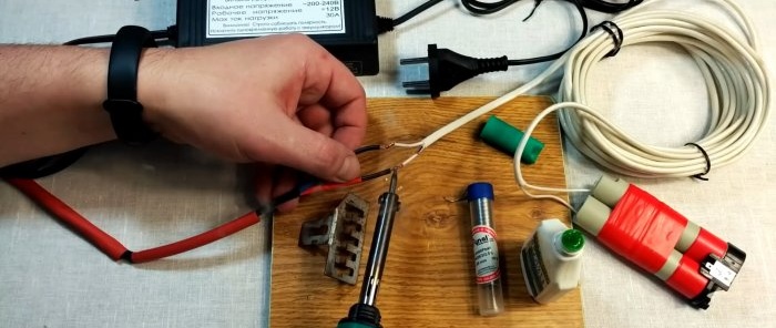 How to convert a cordless screwdriver into a corded one without any extra effort