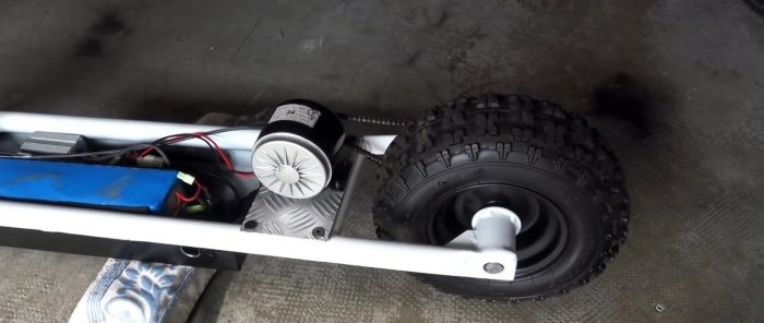 Bagaimana untuk membuat skuter elektrik yang tidak boleh dihancurkan dengan bingkai yang kuat