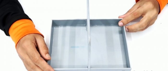 Wie man aus PVC-Rohren einen faltbaren Werkzeugkasten herstellt