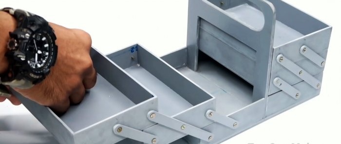 Cara membuat kotak alat lipat dari paip PVC