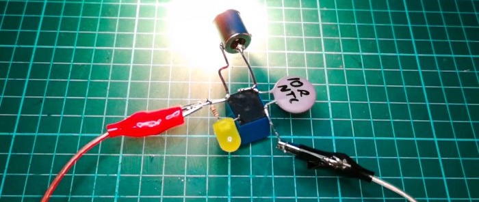 Интересна схема на обикновен мек стартер, използващ реле без транзистори или микросхеми