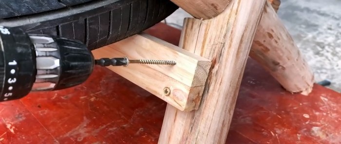 Comment fabriquer une chaise d'extérieur avec de vieux pneus