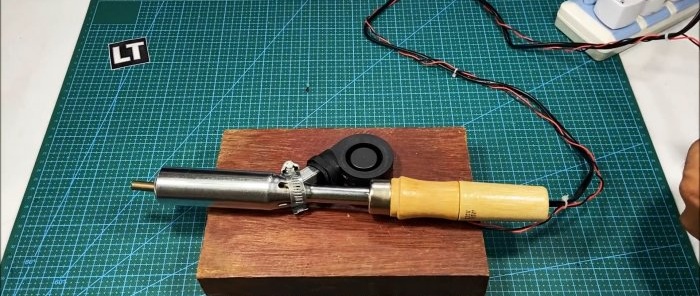 Kako napraviti pištolj za vrući zrak za lemljenje od običnog lemilice