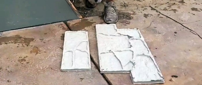 Bagaimana untuk menuangkan laluan taman konkrit dengan batu tiruan