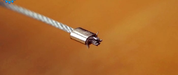 4 идеи за закрепване на стоманени кабели