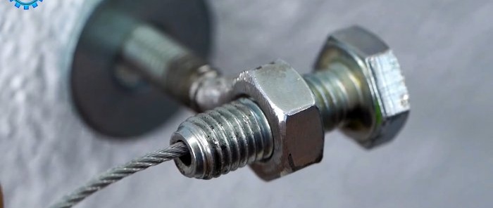 4 ideias para fixação de cabos de aço