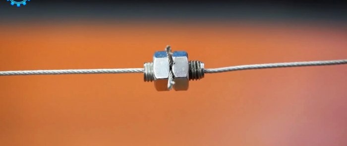 4 ideas for fastening steel cables