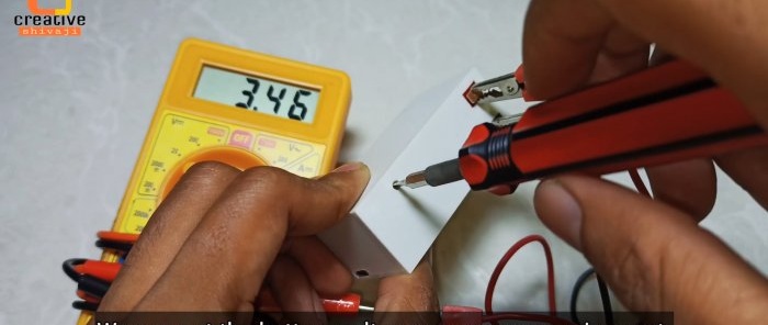 How to make a battery with voltage regulation up to 36 V