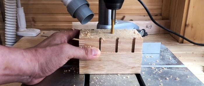 Life hack: membuat dowel daripada pelekat cair panas dengan benang untuk bolt dalam kayu dan konkrit