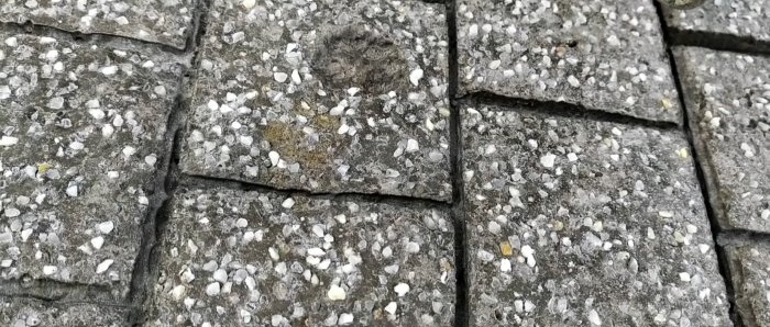 How to make paving slabs cheaply without a vibrating table