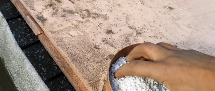 Hoe je goedkoop straatstenen kunt maken zonder triltafel