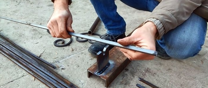Cómo hacer unas tijeras originales para cortar cuadrados de acero.