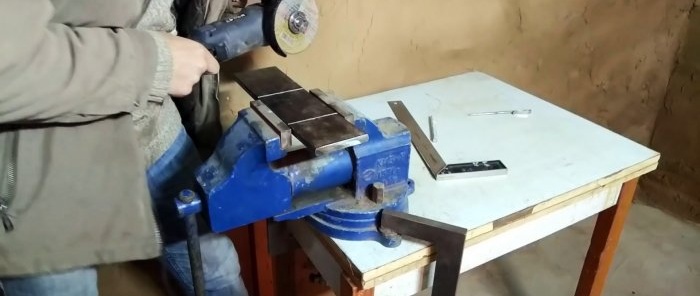 Cách làm chiếc kéo khác thường để cắt thép vuông