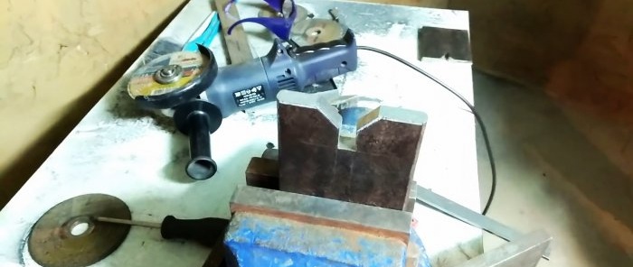 Как да направите необичайни ножици за рязане на стоманени квадрати