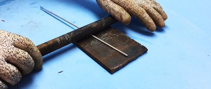 How to weld a large hole or make a wide seam: 1 trick of an experienced welder