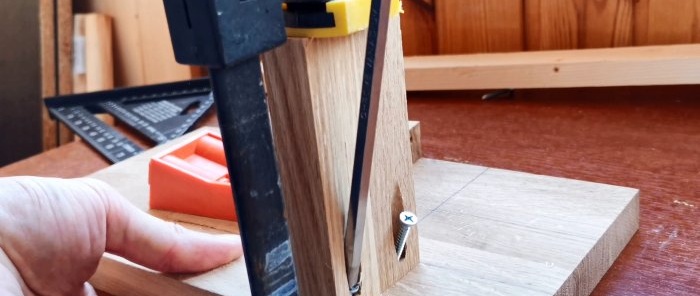 How to make a base for a jig screw