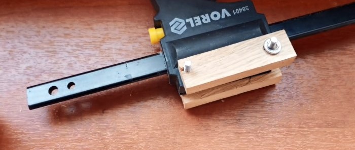 How to make a base for a jig screw