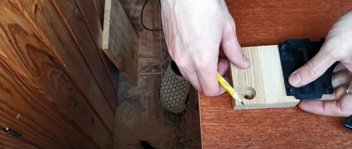 How to make a base for a jig screw