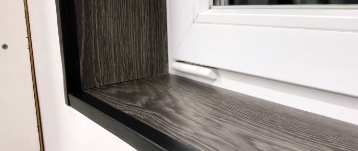 Cách làm sườn cửa sổ hoặc cửa ra vào từ tấm laminate còn sót lại và tiết kiệm rất nhiều tiền