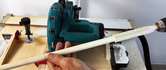 Comment fabriquer des chevilles ou des bâtons ronds avec une scie à onglets