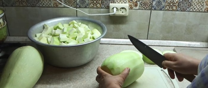 Var man lägger zucchini Gör dem till kanderade frukter med valfri smak