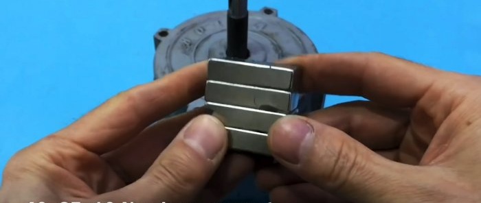 Cách chế tạo máy phát điện gió từ động cơ điện không đồng bộ