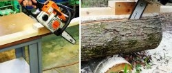 Den enkleste guide til at skære træstammer i brædder med en motorsav med dine egne hænder