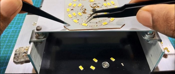 Hoe maak je een ministation voor het solderen van SMD-componenten zonder föhn