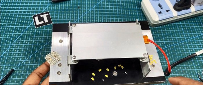Kā izveidot mini staciju SMD komponentu lodēšanai bez fēna