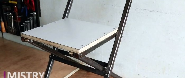 How to make a durable and comfortable folding chair from simple materials with your own hands