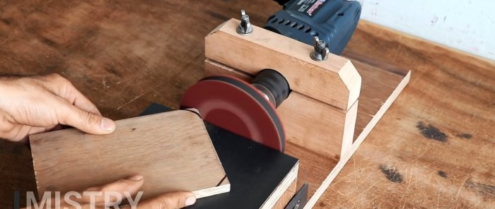 Hoe je een eenvoudige slijpmachine maakt op basis van een boormachine
