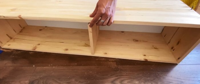 How to make a hanging TV stand with hidden mount