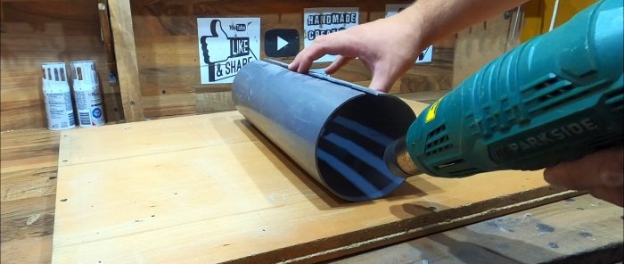 כיצד להכין סדין מצינור PVC ולהשתמש בו עבור פרויקטי עשה זאת בעצמך