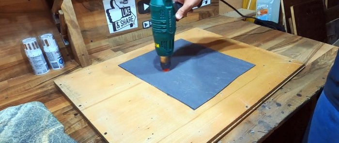 How to make a sheet from PVC pipe and use it for your DIY projects